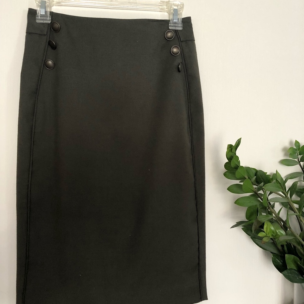 Army green Skirt